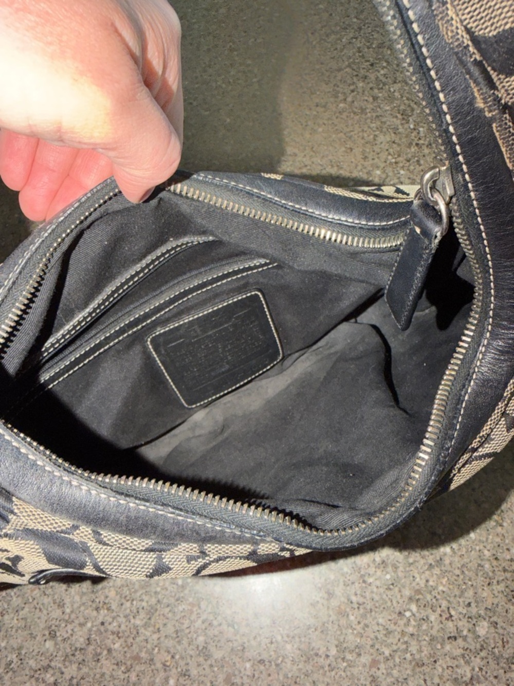 Vintage Y2k Coach Signature Hobo Bag - Picture 5 of 6